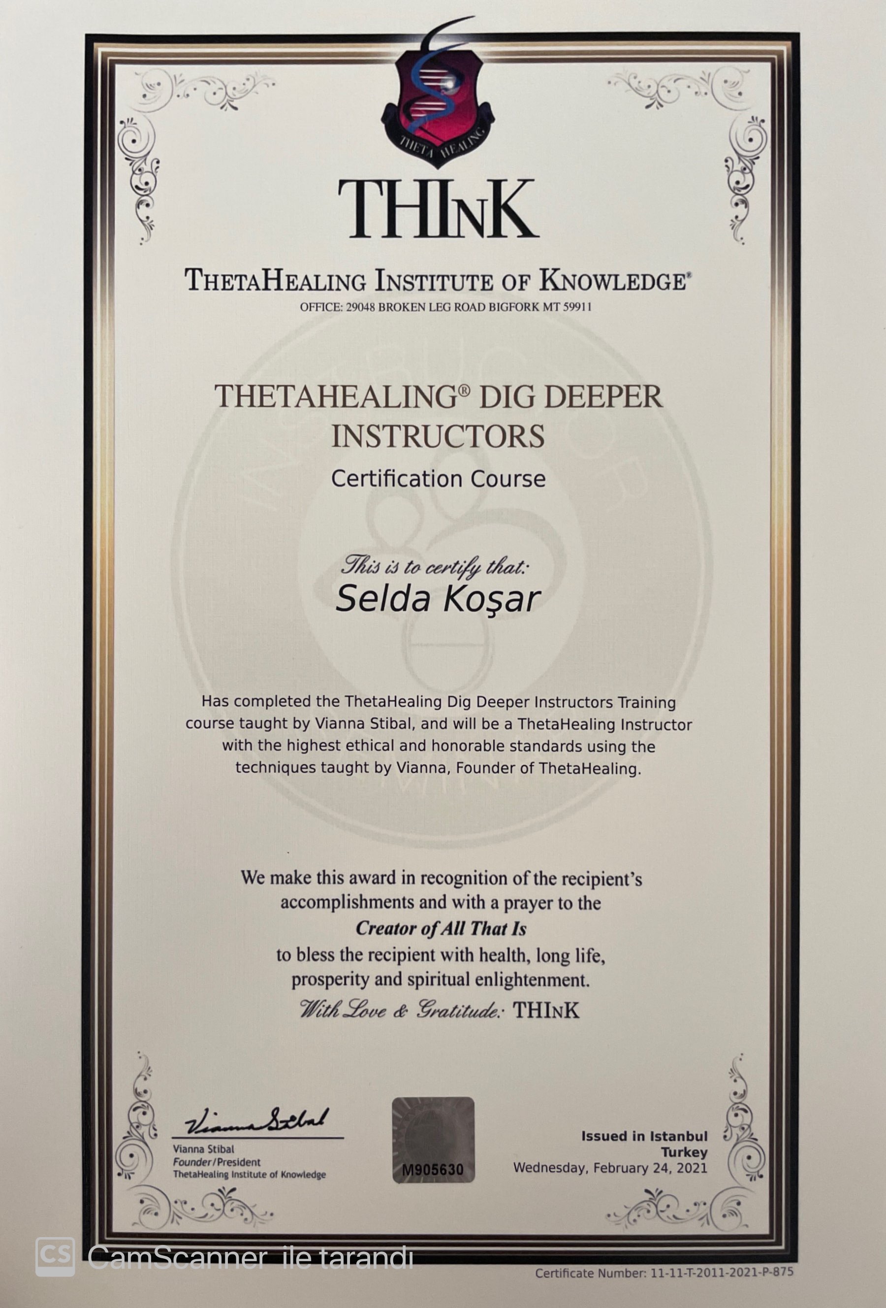 Thetahealing Derin Kazı Eğitmenlik